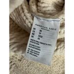 American Eagle Women's Size xs Cable Knit Sweater Beige Cream Pullover Photo 3