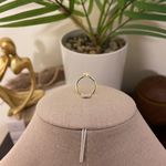 Sterling Silver SIZE 7 18kt Gold Plated 925 Dainty Heart Cubic Zirconia Sparkling Ring Photo 4