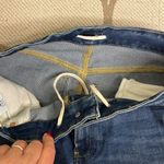 EXPRESS 90’s slim high rise FlexX stretch raw hem jeans, large short: 12/14/16 Photo 11