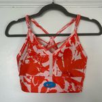 Nike  Indy Icon Clash Orange White Longline Sports Bra S Photo 0