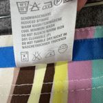 Escada Sport Capri Pants M Multicolor Rainbow Retro Waves Maximalist Eclectic White Size M Photo 12