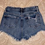 Aritzia Agolde High Rise Button Denim Shorts Photo 1