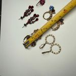 Rhinestone Pierced Earrings Lot Of 4 Some Dangle Drop 1 Signed NR Photo 7