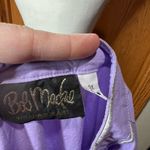 Bob Mackie  Purple Short Sleeve Button Down Shirt wearable art size 3x Photo 8