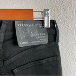 Veronica Beard NWT  Debby Skinny Button Fly Jean Size 24 in Onyx Photo 8