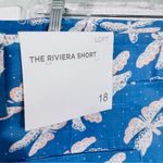 Loft NWT Riviera Shorts in Blue Butterfly Print Size 18 Photo 7