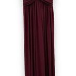 Birdy Grey  Lianna Knot Front Sleeveless Bridesmaid Dress in Cabernet Size XS NWT Photo 2