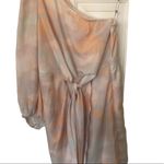 Tie dye One shoulder Dress Pink Peach M Size M Photo 3