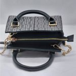 Bebe Women Black Logo Crossbody Satchel Handbag Purse Gold Chain Small Tote NWOT Photo 9