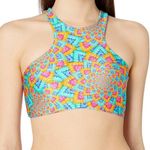 Luli Fama  Standard Star Girl Glam High Neck Engineered Reversible Bikini M NWT Photo 2