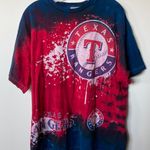 Texas Rangers Tie Dye Shirt Red Size XL Photo 0