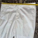 Ralph Lauren  Sport Women’s Size 14 White Cotton Blend Chino Pants Photo 4