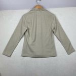 Mountain Khaki Cream Quarter Snap Pullover Long Sleeve Sweatshirt Size Medium Photo 3
