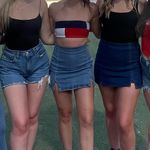 Brandy Melville Blue Denim Skirt Photo 1