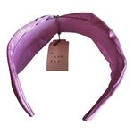 A New Day Wide TWISTED HEADBAND Purple Fabric & Plastic Hair Accessory NWT Photo 2