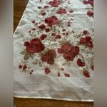 Laura Ashley  Floral Square Polyester Scarf Cottagecore Vintage Made In Italy Photo 5