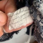 Free People Myna Tank in Floral Print Black Combo Frayed Raw Edges W-091 Sz S Photo 8