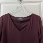 ASTR Dark Purple Burgundy Bell Long Sleeve Dress S Photo 1
