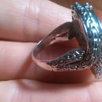 Bali Legacy Red Jade Sterling Silver Dragon Ring (Size 7) Photo 6