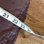 E.Col.o.gie brown 100% linen hidden button blouse M Brown Size M Photo 6