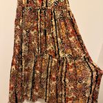 Free People  Valerie Maxi Dress Size XS Long Boho Neutral Floral Midi Photo 5