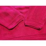 Vintage Chaps Ralph Lauren Sweater Mens Size Large Red Cable Knit Cotton Red Photo 8