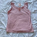 NWT Womens Size Large Pink Sleep Set Tank Top Shorts Butterflies Bows Coquette Photo 1