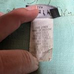 Vtg 1990s Comfy USA Mint Green Illustrated Floral Print Linen Button Up Top XL Photo 6