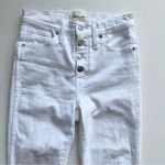 Madewell  10” High Rise Skinny Cropped Jeans White Size 26 Photo 1