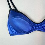 J.Crew  Blue Metallic Bikini Swim Top M Photo 32