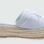 Nalho Women's Sai Vegan Suede Yoga Mat Espadrilles Platform Sandals Size 8 Blue Photo 5