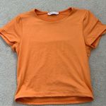 Sincerely Jules Vibrant Orange Crop Top Photo 0
