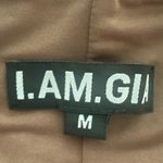 I am gia I.AM.GIA Brown Greta Ruffle Tie-front Mini Dress Size Medium Photo 6