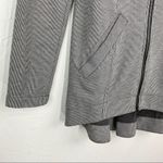 CAbi  Drop Off Pinstripe Gray White High Low Jacket XS 5300 Photo 1