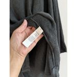 Chico's Chico’s Sweater Pearl Detail Embellished Gray Long Sleeve Career Top Size 3 XL Photo 5