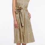 Nic+Zoe Novelty Print Dress Sunnies Retro Sunglasses Print Size XS Yellow Blue Photo 0