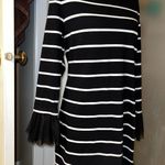 Beach lunch lounge adorable black dress with white striped design! Tulle… Photo 8