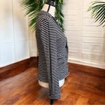J.Crew Women’s Striped Knit Blazer - Size Small - Navy & White Photo 1