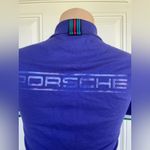 Porsche Martini Elegant Blue Polo Shirt with Sporty Details Size XXS Photo 4