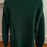 House of Harlow 1960 x Revolve Owen Wool Blend Forest Green Oversized Long Sweater, size XS Photo 6