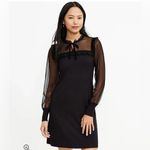 Loft Velvet Dot Mixed Media Sweater Dress Women’s Size XS NWT Holiday Christmas Photo 7