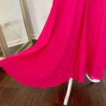 Ruby Road Fairy Coquette Bright Pink Cotton Flowy Full Midi Maxi Skirt 10 / M Photo 1