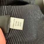 Carbon38 Black Striped Metallic Flared Shimmer Pants Size Medium New Photo 11