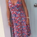 Boden St. Lucia Halter Dress Red White Blue Multi Patriotic Knee Summer Sun 4 Photo 6