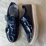 Anthropologie  Silent D Navy Patent Leather Shoes Size 38 Photo 9