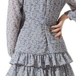 ASTR The Label Floral Blue Dress with Ruffle Hem Size L Photo 1