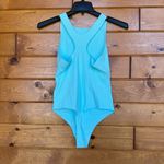 Aerie Smoothez by  | Blue Body Suit with Racerback Design Photo 2