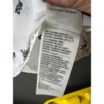 Abercrombie & Fitch  White Boho Blouse with Black Floral Design XS Photo 4