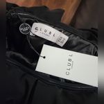 NWT Club L Londo EstieBlack Structured Statement Bardot Midi Dress Size 6 Black Photo 5