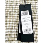 Veronica Beard  Aloya Gingham Smocked Olive White Ruffle Mini Skirt Size M NWT Photo 4